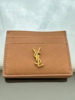 TARJETERO BEIGE YSL