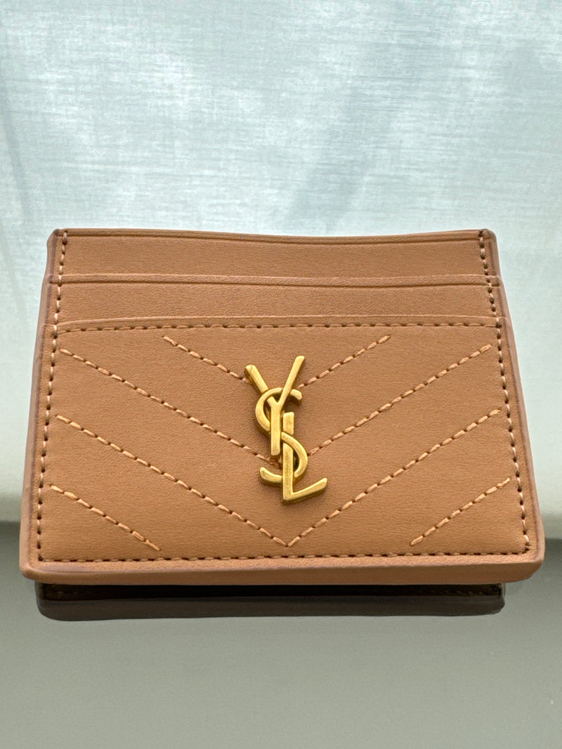 TARJETERO BEIGE YSL