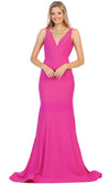 VESTIDO LARGO L1719 MAGENTA